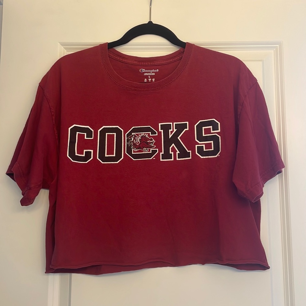 University of South Carolina Gamecocks Champion cropped t-shirt